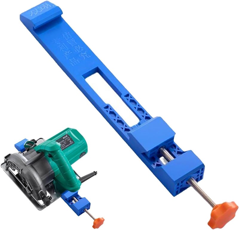 PUXING Adjustable Cutting Machine Base Guide 4-6inch Electric Circular Saw Milling Positioning Clamp Saw Track Guide Rail Circular Saws Guides for Precision Cutting & Milling Tasks(COLOR:blue) - Image 1